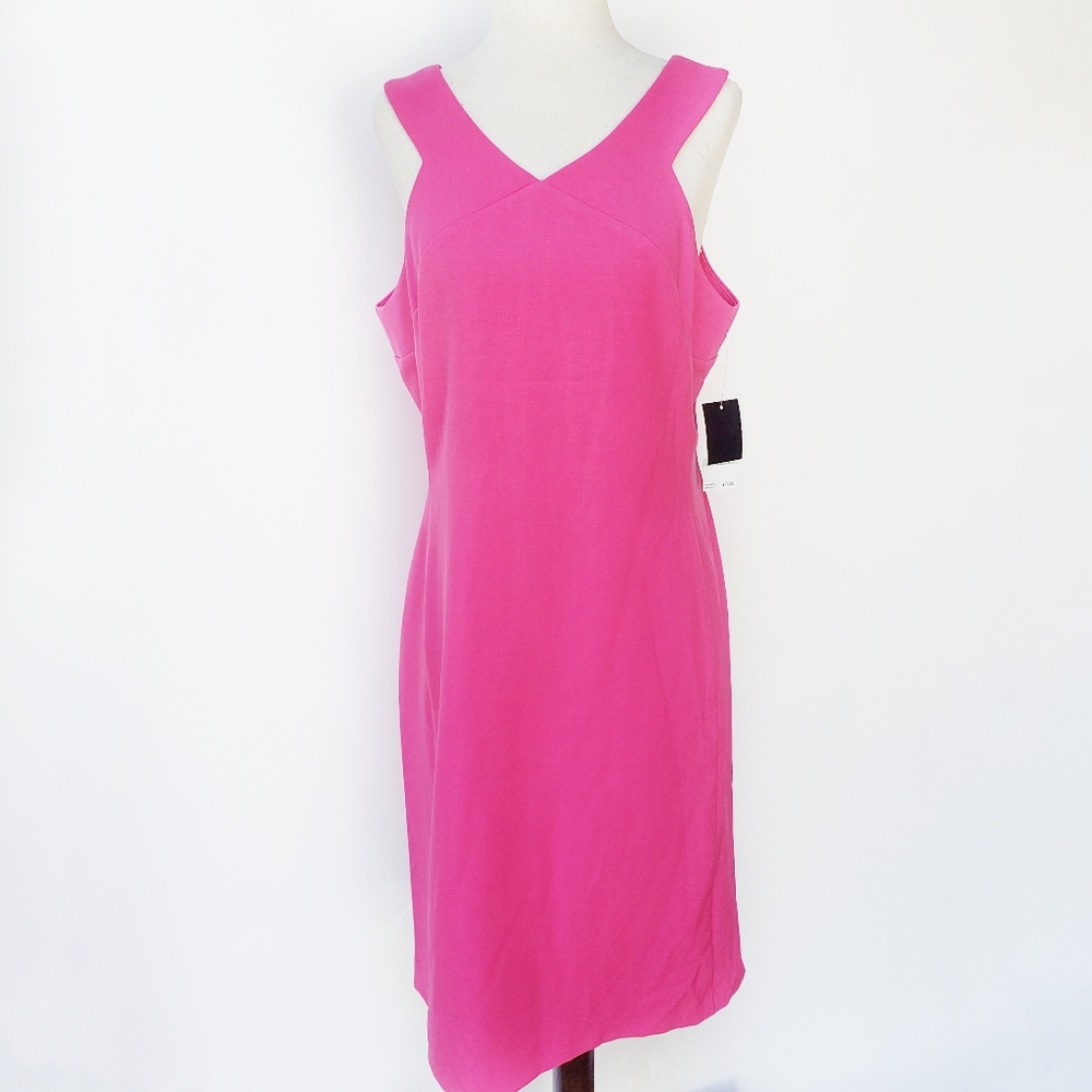 New nine west pink shift dress size 8 valentines day